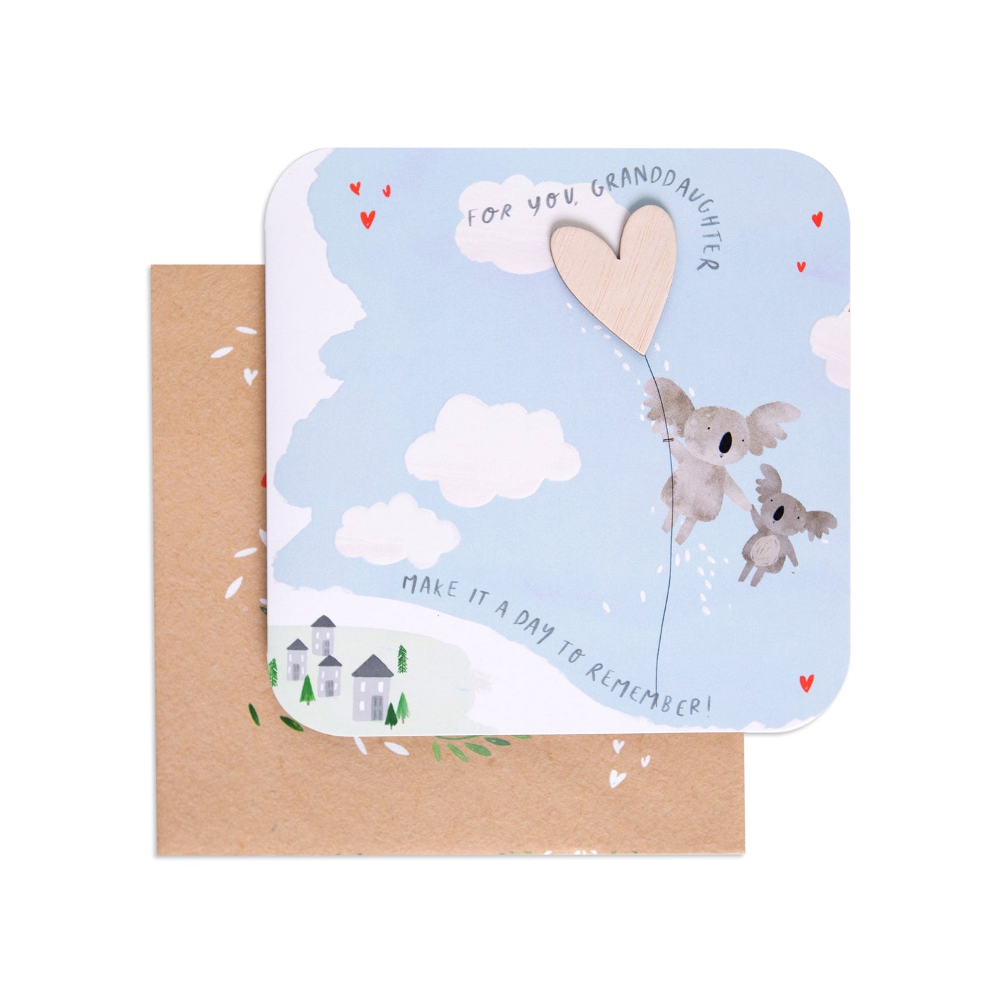 Heartfelt Koala Bear Granddaughter Birthday Card
