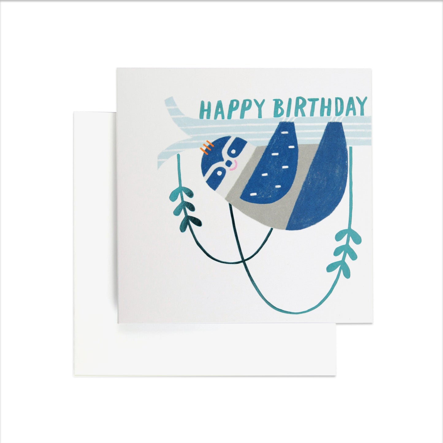 Sweet Sloth Birthday Card