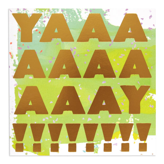 YAY! Colourful Celebration Card