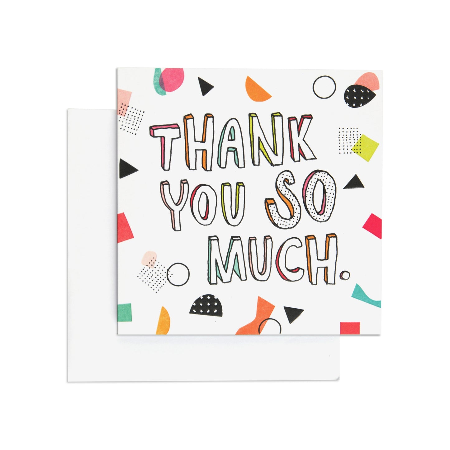 Thank You SO Much Colourful & Cheerful Thank You Card