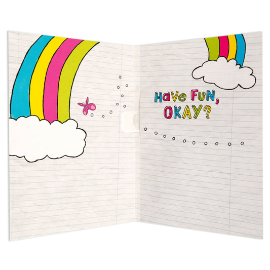 Your Day Your Way Fun Colourful Interactive Birthday Card