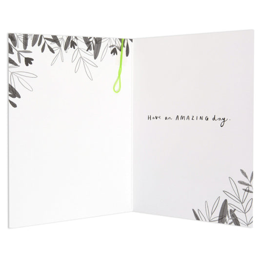 Cheerful Cockatoo Cute Illustrated Birthday Card