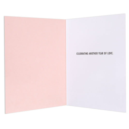 Another Year of Love Elegant Anniversary Card