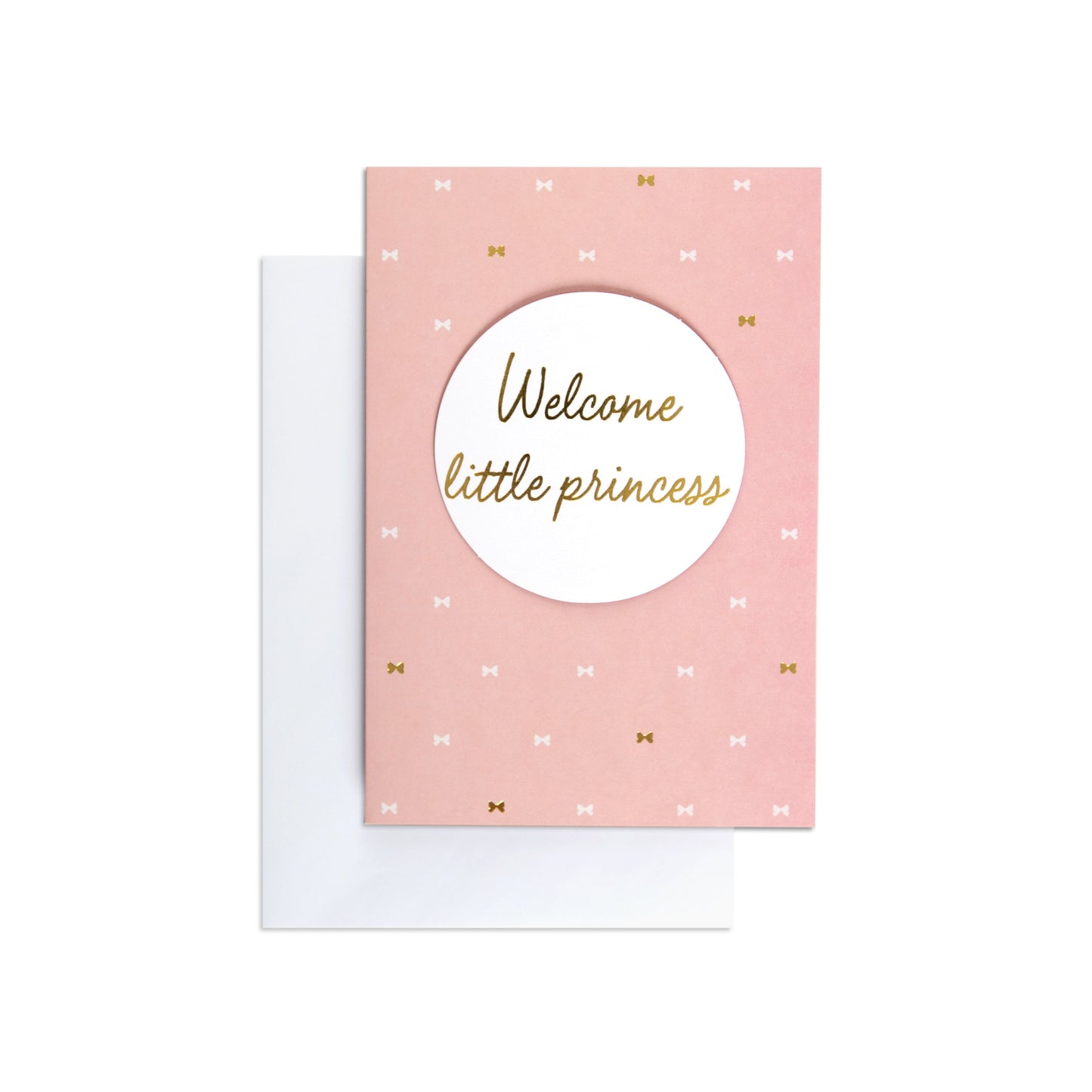 Welcome Little Princess Sweet Baby Congratulations Card