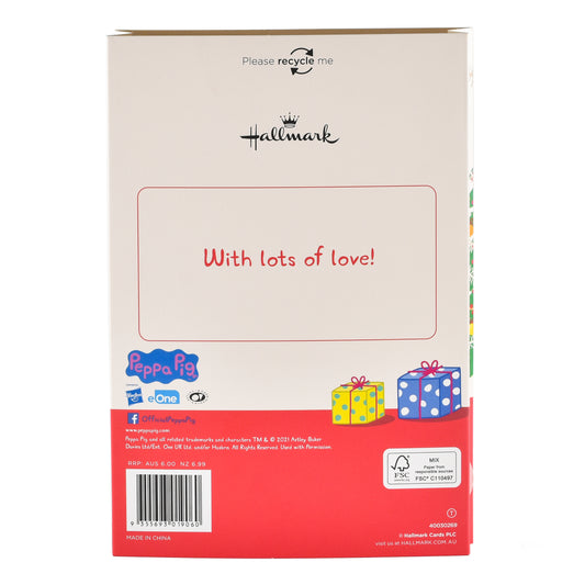 Hallmark Christmas Card For Daddy - Peppa Pig