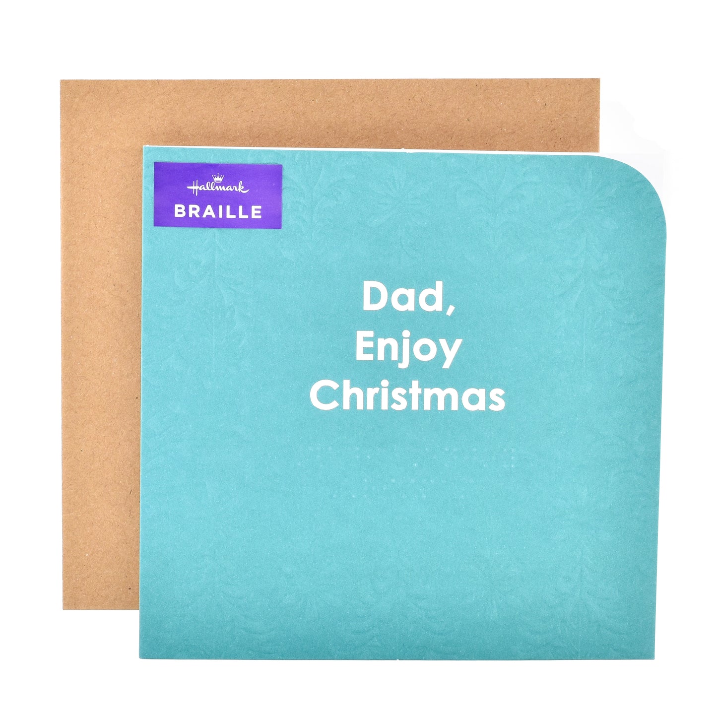 Hallmark Braille Christmas Card - For Dad
