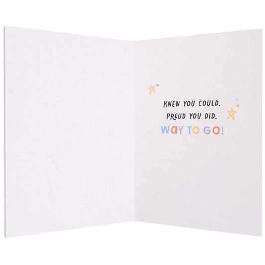 Little World Changers Congratulations Card for Kids - High Five!