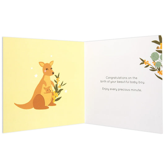 Australian Spirit Bush Buddies New Baby Boy - Kangaroos