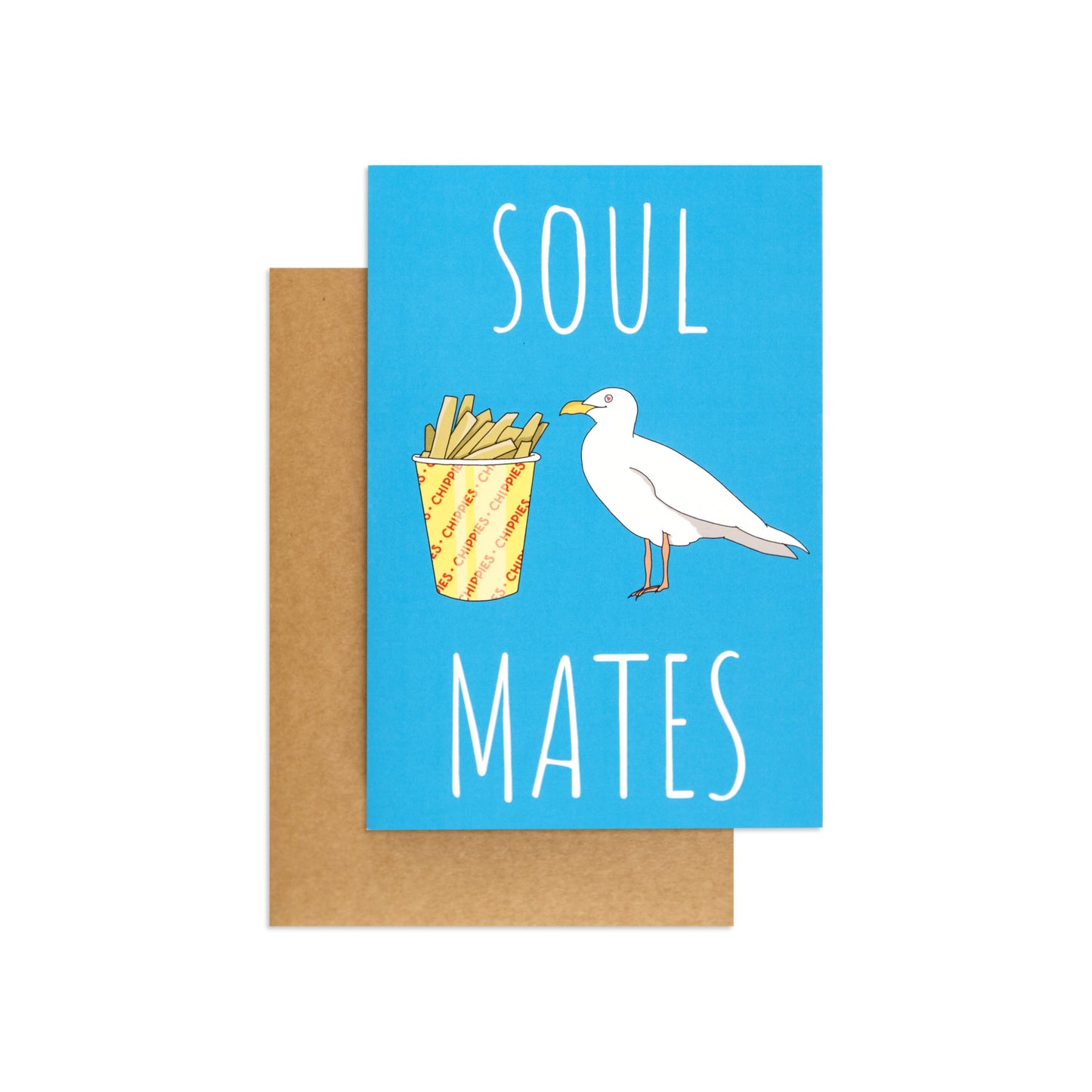 Australian Spirit Good On Ya Love Card - Seagull & Chips