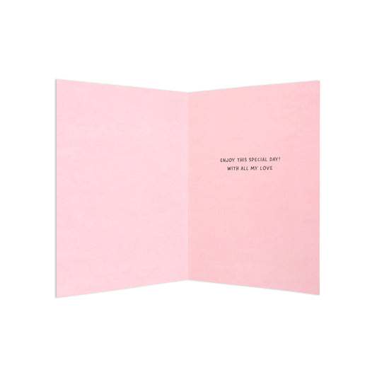 Mother's Day Card For The One I Love - Hanging Hearts