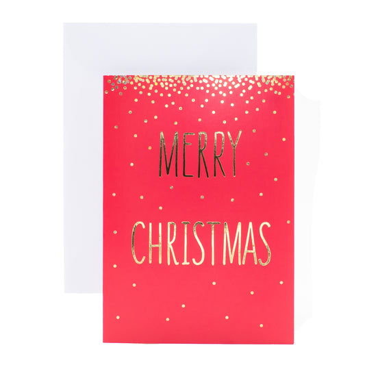Hallmark Boxed Christmas Cards – Gold Confetti