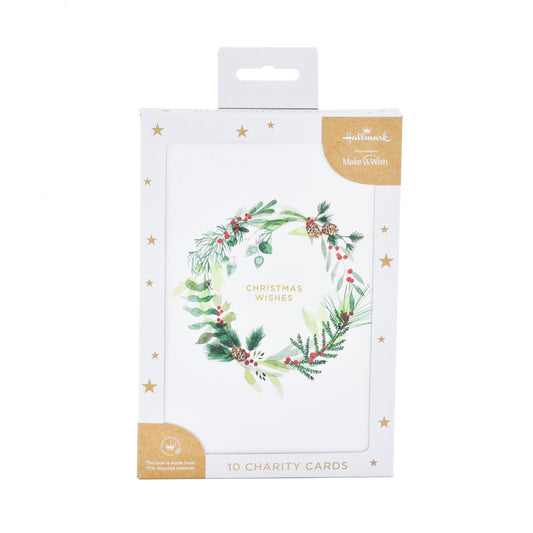 Hallmark Boxed Christmas Cards – Present and Wreath