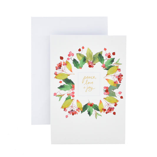Hallmark Signature Boxed Christmas Cards – Peace, Love + Joy