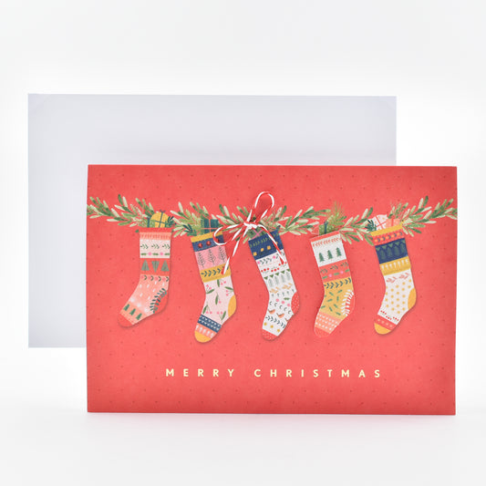 Hallmark Signature Boxed Christmas Cards – Stockings On The Mantle