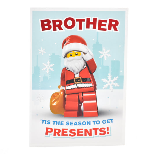 Hallmark Christmas Card For Brother - Lego Santa