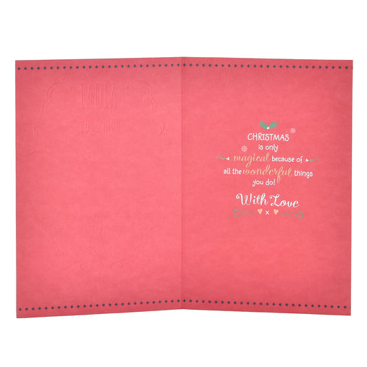 Hallmark Christmas Card For Mum - From Both Of Us