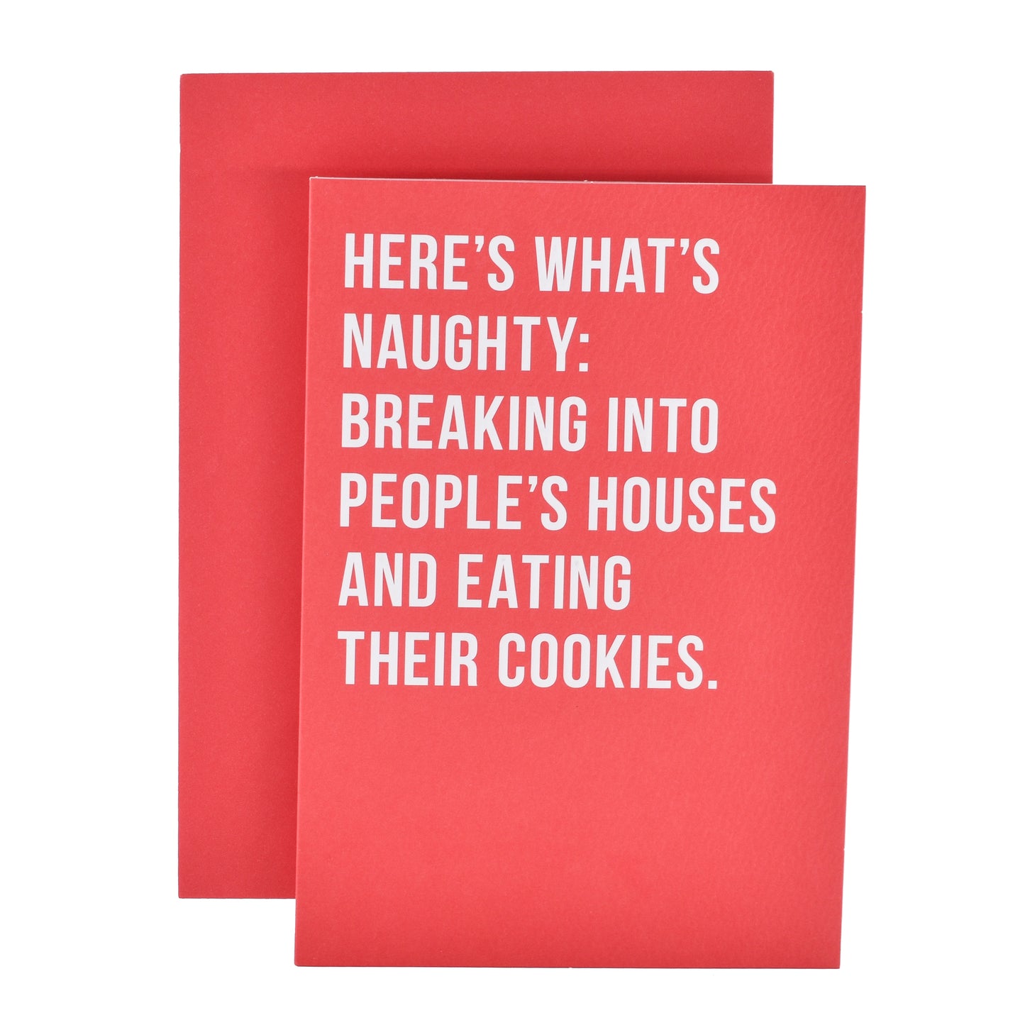 Hallmark Christmas Card - Naughty List