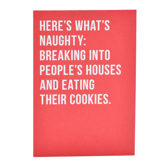 Hallmark Christmas Card  - Naughty List
