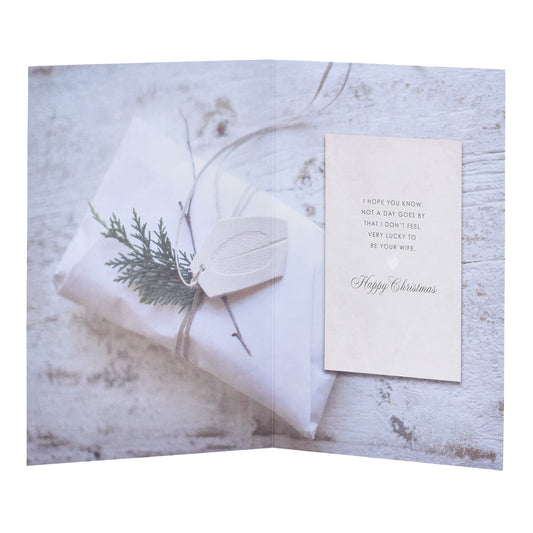 Hallmark Christmas Card  For My Husband - So Glad