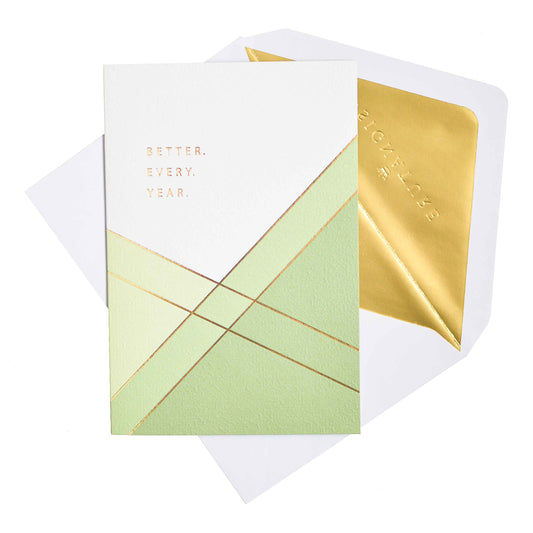 Signature Studio Greeting Card - Better Every Year