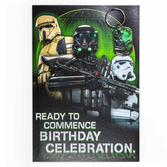 Star Wars™ Stormtrooper Key Ring Fun Birthday Card