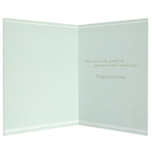 Sweet New Baby Grandchild Congratulations Card