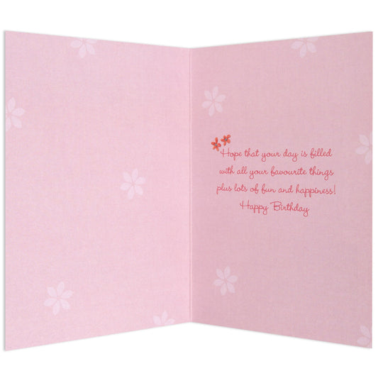 Lovely Illustrated 7th Birthday Card