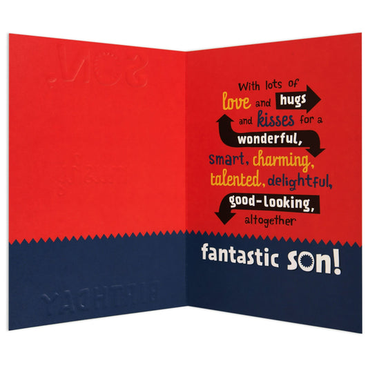 Sweet & Silly Totally Not Embarrassing Son Birthday Card