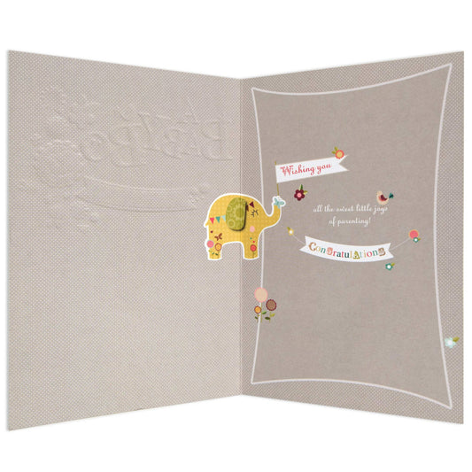 Lovely Baby Boy Welcome Congratulations Card