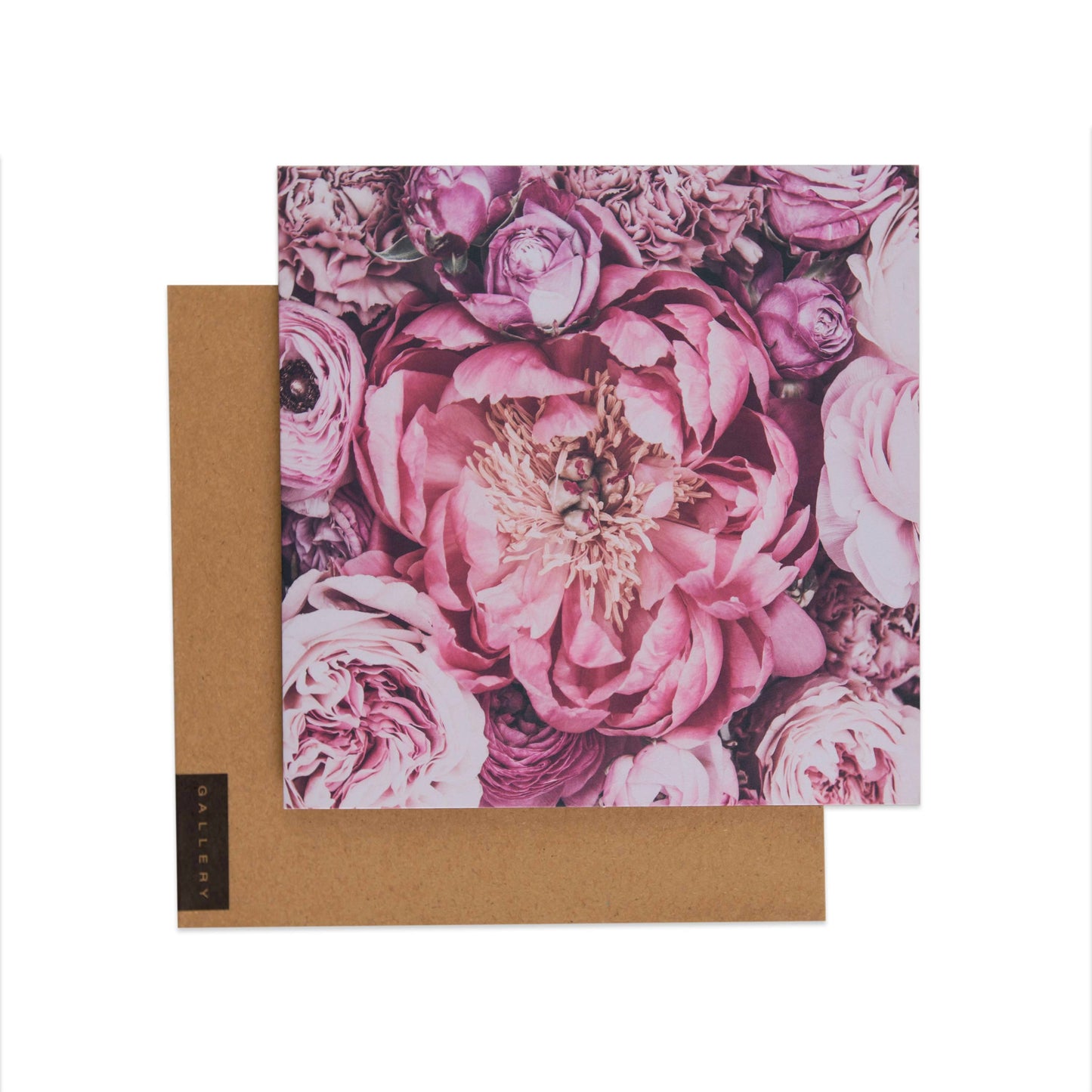 Pink Florals by Donna Delaney Blank Card
