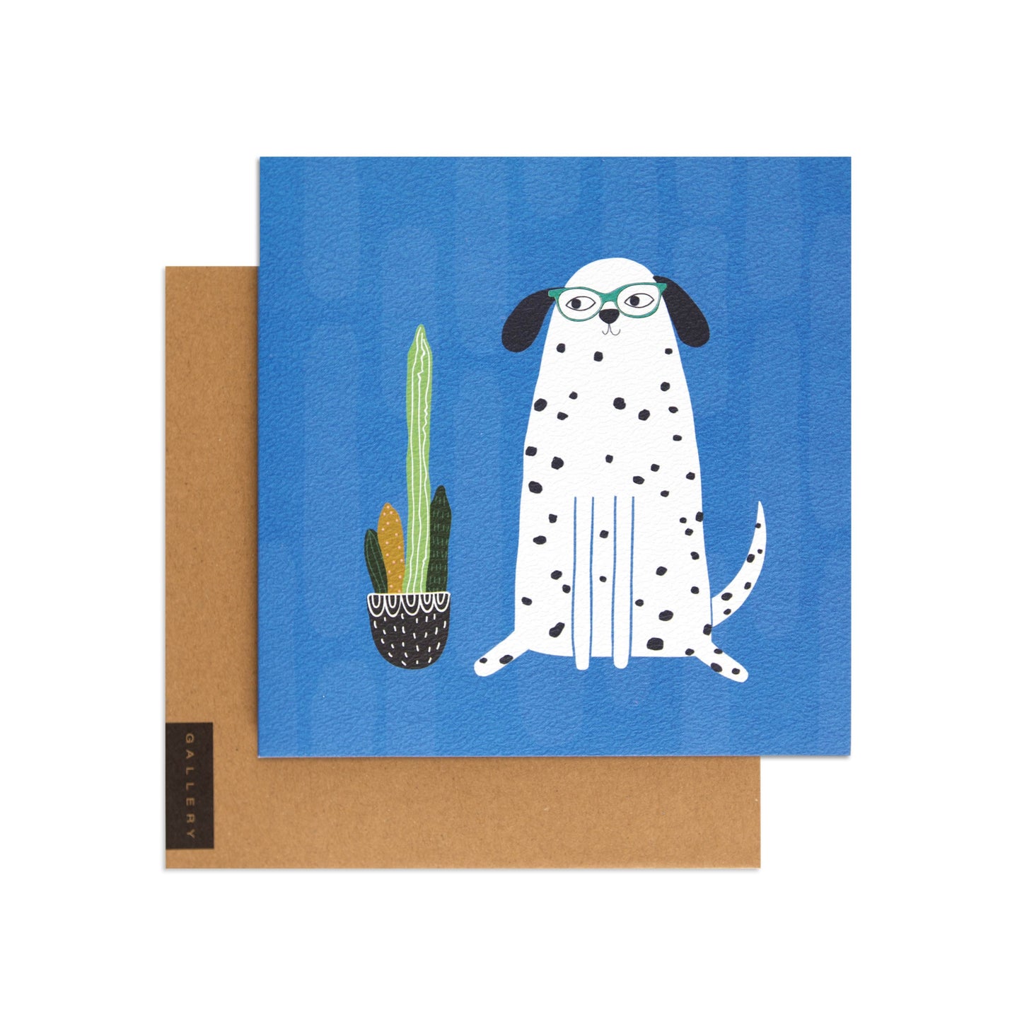 Dalmatian & Cacti Fun Blank Card