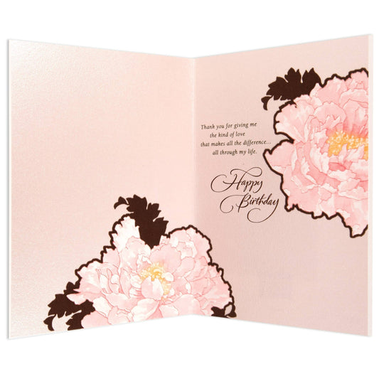 Sweet Pink Peony Wonderful Mother Birthday Card