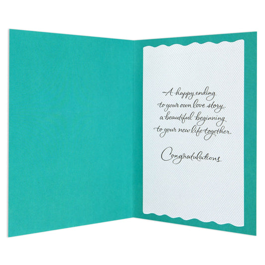 Beautiful Beginning Wedding Congratulations Card