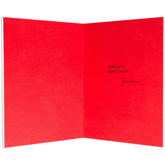 Red Hearts Beautiful Anniversary Card
