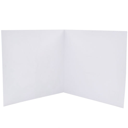 Leo the Lion by 'Dots by Donna'- Blank Card, interior view, empty space for personal message on clean white background.