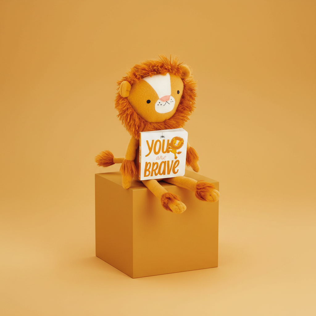 MopTops Lion Plush - You Are Brave