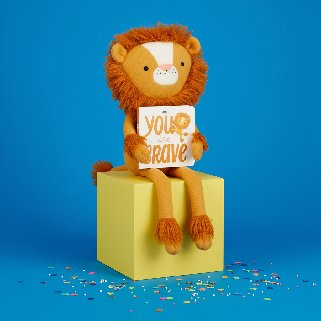 MopTops Lion Plush - You Are Brave