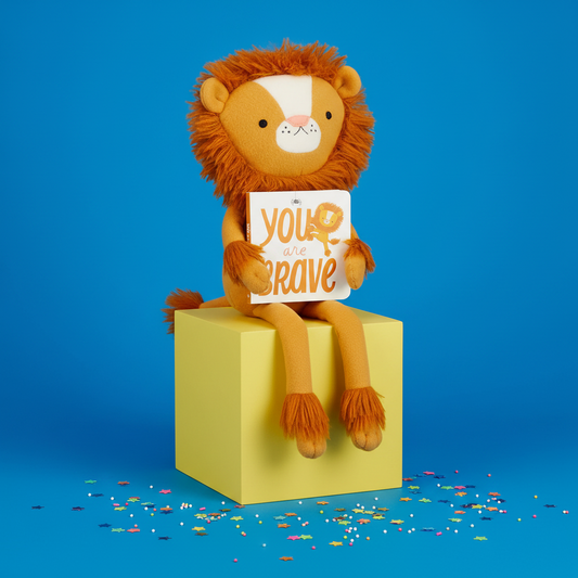 MopTops Lion Plush - You Are Brave