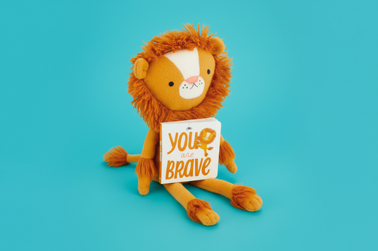 MopTops Lion Plush - You Are Brave