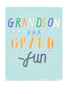 Grandson Custom Text Birthday Card