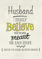 Husband Editable Really Believe Meant