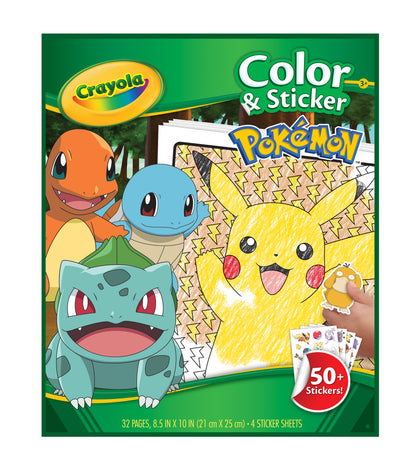 Crayola® Color & Sticker - Pokémon