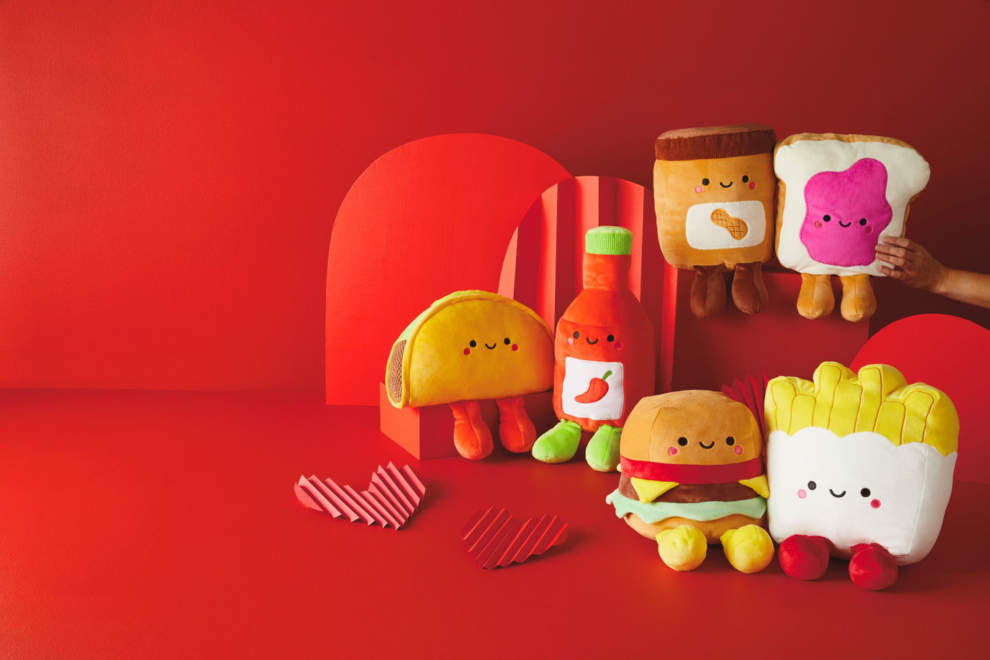 Burger and Fries Magnetic Plush (Extra Large) – Better Together