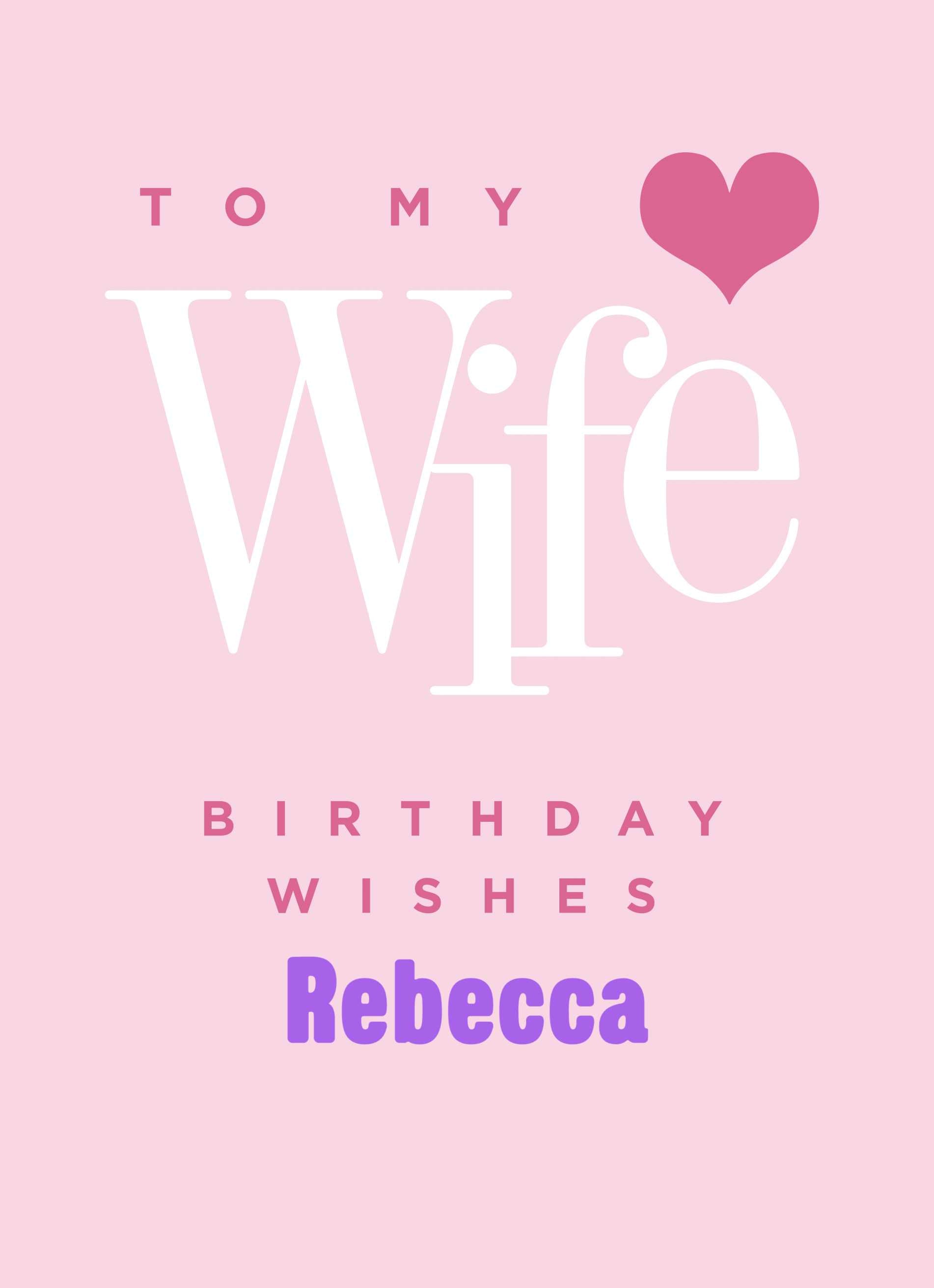 Wife Birthday Wishes Contemporary Text