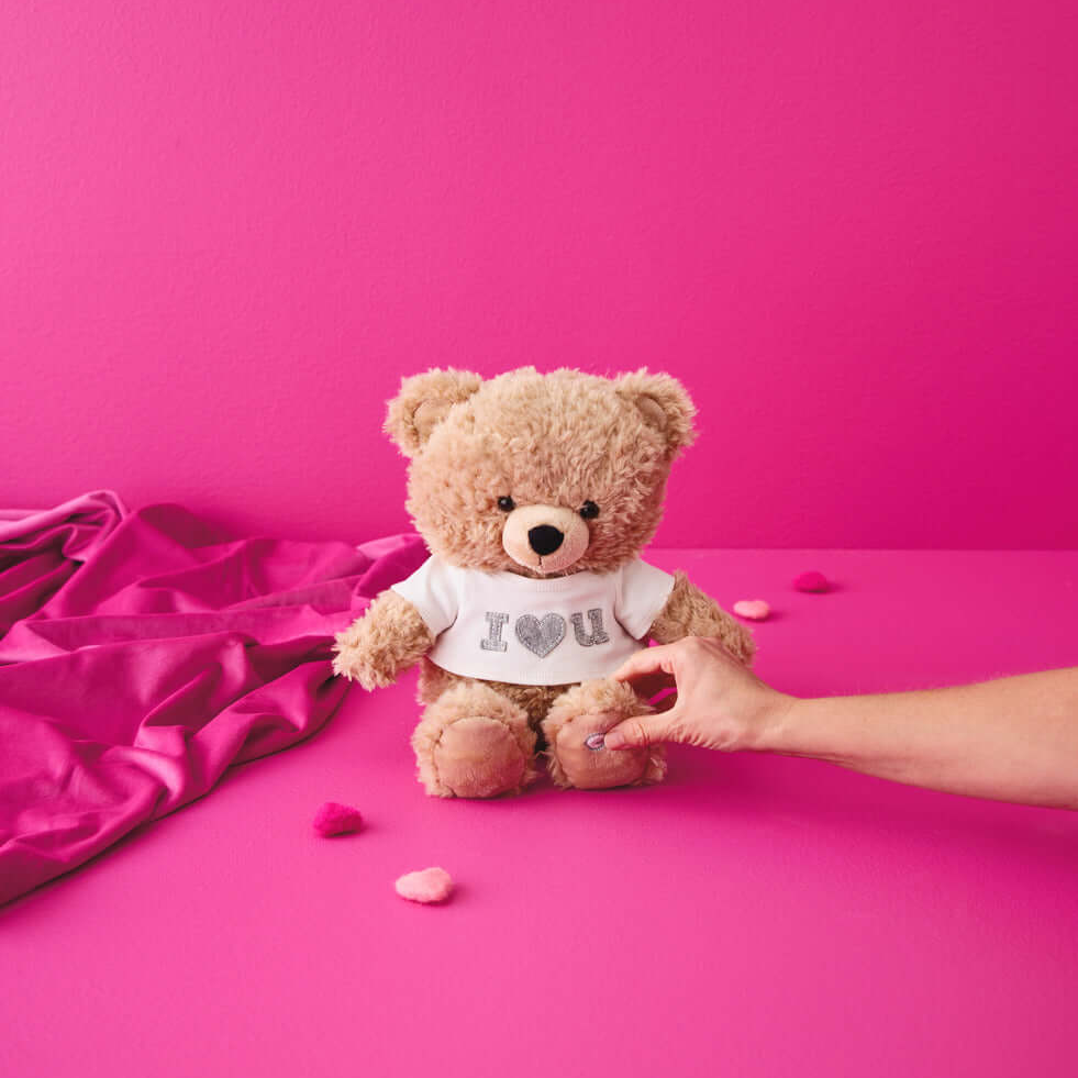 I Love You Bear Singing Stuffed Animal With Motion, 11''
