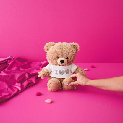I Love You Bear Singing Stuffed Animal With Motion, 11''