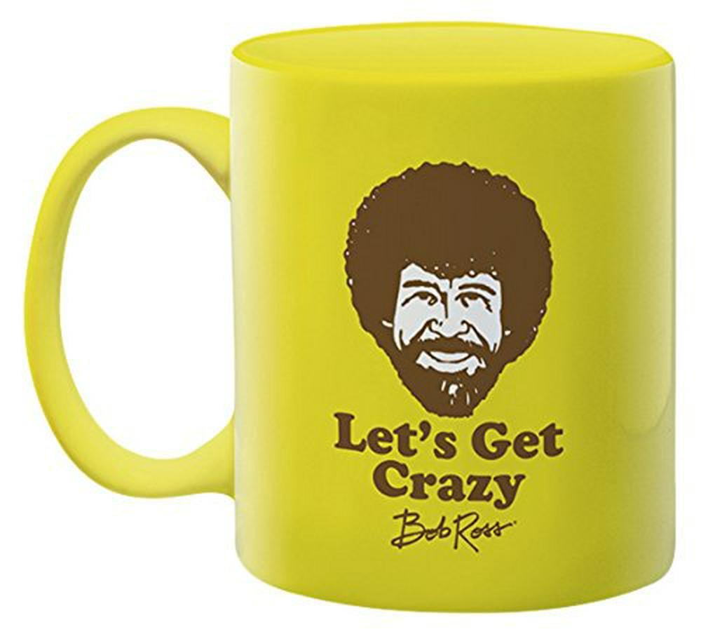 Bob Ross - Let's Get Crazy Ceramic Mug