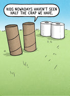 Funny Birthday Cartoon Loo Roll