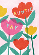 Contemporary Auntie Birthday Bold Flowers