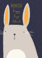 Cute Birthday Editable Bunny Happy Day